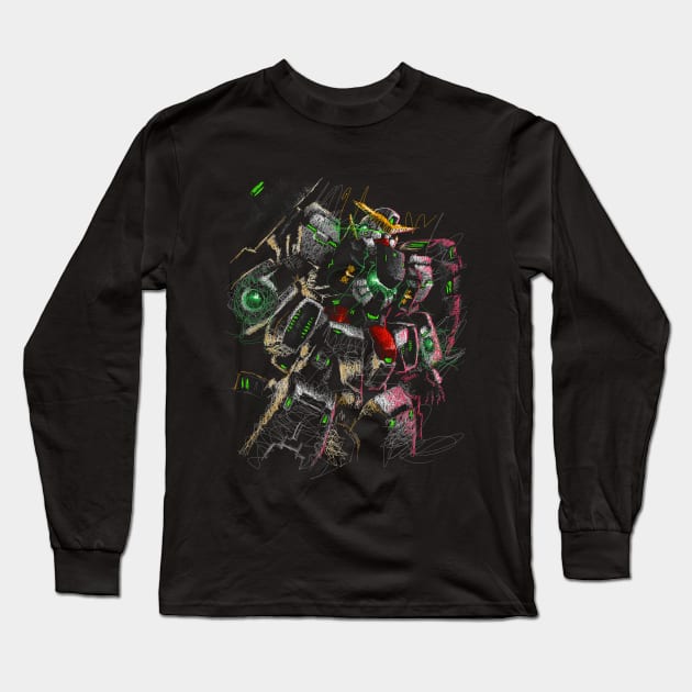 Gundam Virtue Long Sleeve T-Shirt by Shawngkolon